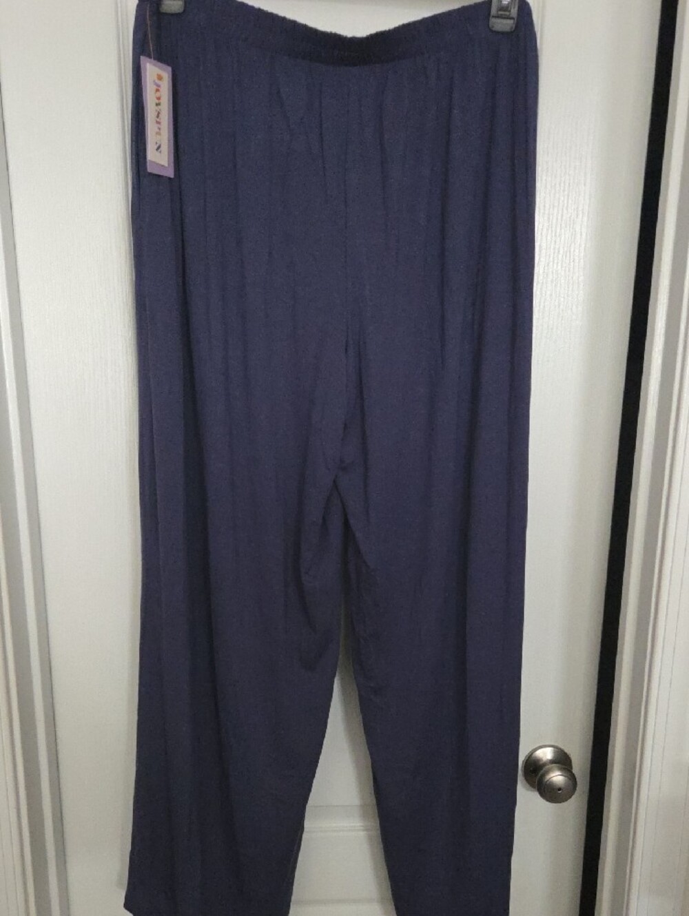 Joyspun Navy Lounge Pants XL - Elastic Waist - Picture 4 of 4